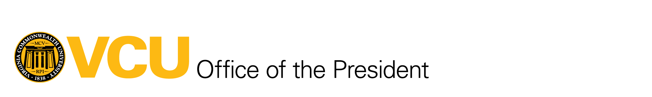 VCU brandmark logo https://president.vcu.edu